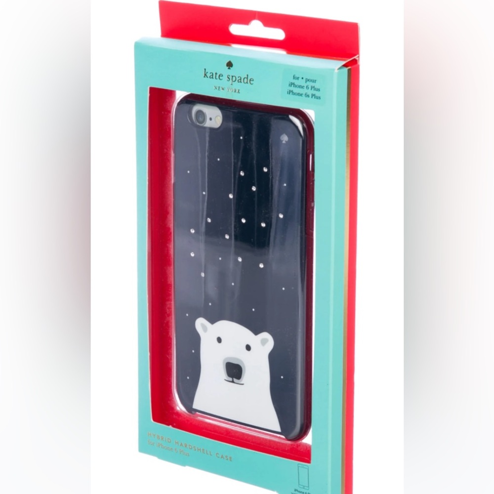 $5 ADD ON KATE SPADE NEW YORK ‘Polar Bear Gems’ Hybrid Case for iPhone 6/6s🌟